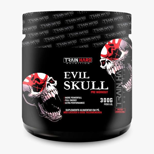 Imagem de Evil Skull Pre Workout 300g - Pré Treino Train Hard Nutrition