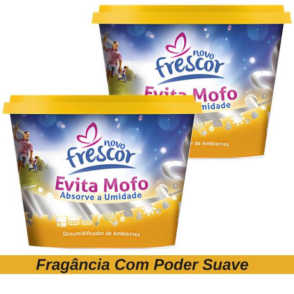 Imagem de Evita Mofo Desumidificador Caixa Kit 12 Unidades Antimofo Gaveta Closet Armário Refil Ar Ambiente Mata Mo