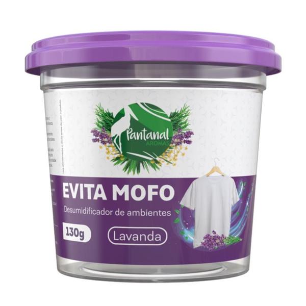 Imagem de Evita Mofo Desumidificador Lavanda Pantanal Aromas 130G