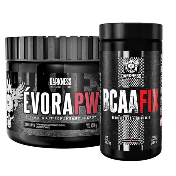 Imagem de Evora Pré Treino 150g + Bcaa Fix 120 Tabs Integralmedica