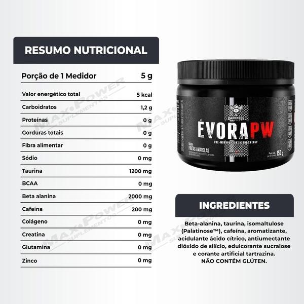 Imagem de Evora Pré Treino 150g + Bcaa Fix 120 Tabs Integralmedica