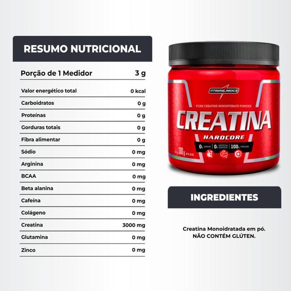 Imagem de Evora Pré Treino 150G + Creatina Pura 300g Integralmedica