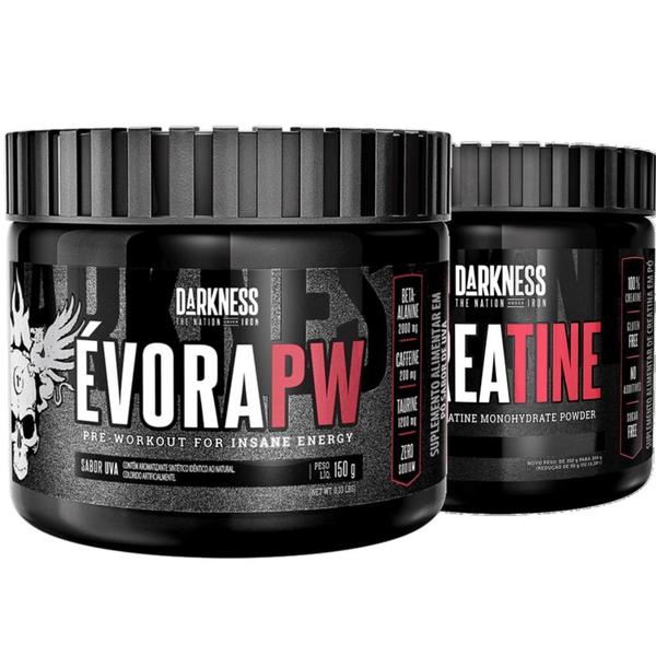 Evora Pré Treino 150g + Creatina Pura 300g Integralmedica Imagem de Evora Pré Treino 150g + Creatina Pura 300g Integralmedica
