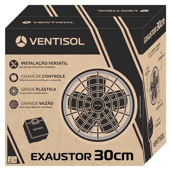 Imagem de Exaustor axial 30 cm - Linha Comercial - Ventisol