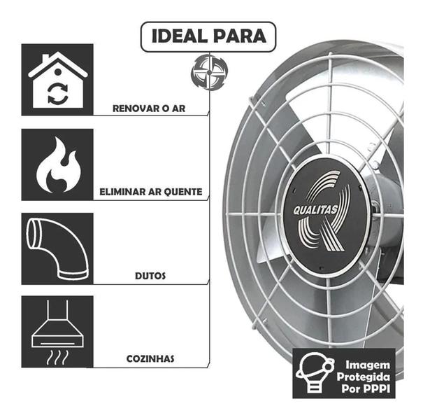 Imagem de Exaustor Axial Industrial 30cm Super Potente - 3 (três) Anos De Garantia