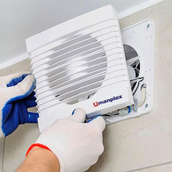 Exaustor Banheiro Lavabo Residencial 150mm 18w 220v Manplex Imagem de Exaustor Banheiro Lavabo Residencial 150mm 18w 220v Manplex