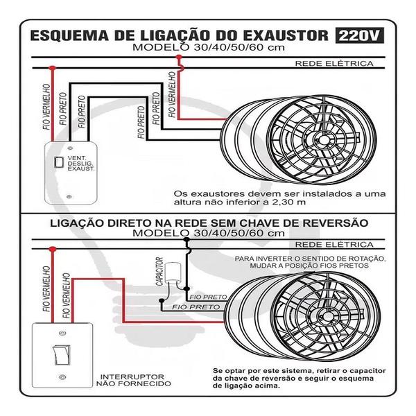 Imagem de Exaustor Industrial Axial Cinza 30cm 220v Ventidelta