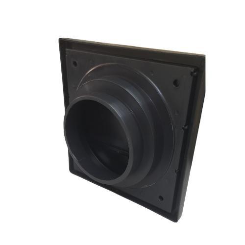 Exaustor Para Banheiros Com Grade 100/125mm Preto - Plastideal Imagem de Exaustor Para Banheiros Com Grade 100/125mm Preto