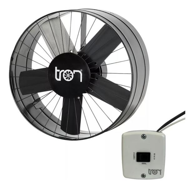 Imagem de Exaustor Ventilador Industrial Comercial Tron Modelo 51.03-0022  40cm 140w Bivolt 110v 220v Grafite