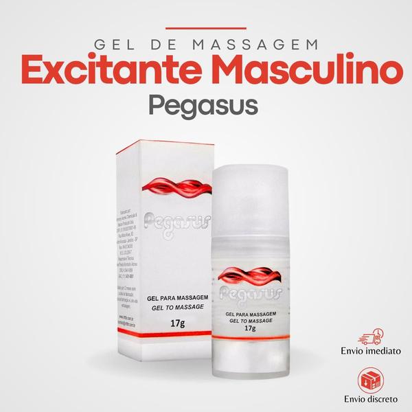 Imagem de Excitante Masculino Prolongador de Ereção Pênis Duro Sensibilizante Pegasus Intt 