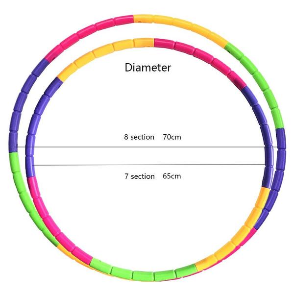Imagem de Exercício para crianças Hoola Hoop ROHOME removível e ajustável