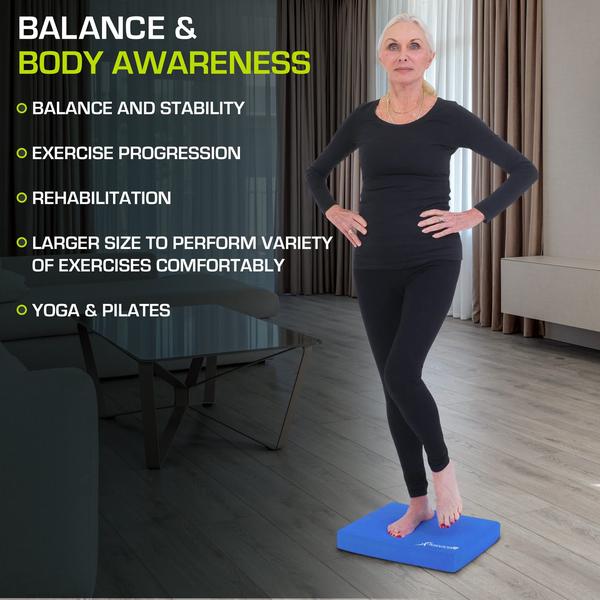 Imagem de Exercise Balance Pad ProSourceFit: espuma antiderrapante acolchoada