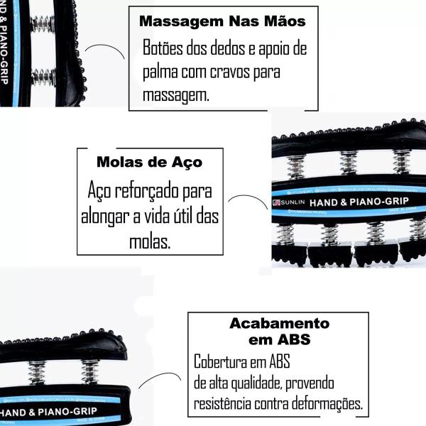 Exercitador De Mão E Dedos Ortopédico Exercício Fisioterapia - SUPERMEDY Imagem de Exercitador De Mão E Dedos Ortopédico Exercício Fisioterapia