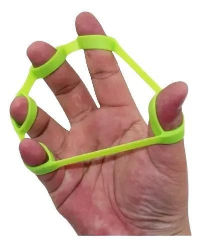 Imagem de Exercitador Fortalecedor De Dedos Em Elástico Silicone Resistência Leve Para Exercícios De Dedos Clínica Fisioterapia 