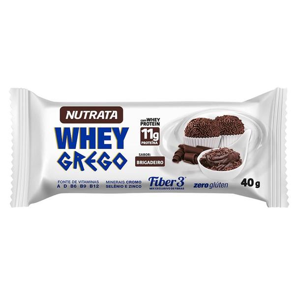 Imagem de EXPERIMENTE Barra de Proteína Whey Grego Bar Brigadeiro 1 Un  Nutrata