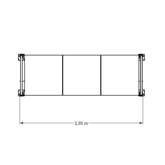 Imagem de Expositor 1 mini porta pallet 250 kg 180x200x60 (CxLxP)