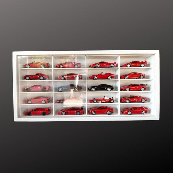 Expositor 20 Nichos - Compatível c/ ferrari shell v-power 1:38 cod