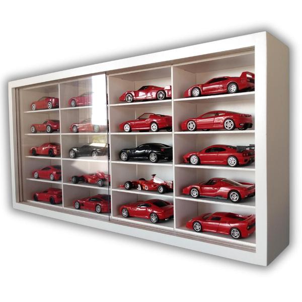 Expositor 20 Nichos - Compatível c/ ferrari shell v-power 1:38 cod