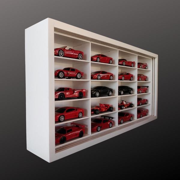 Expositor 20 Nichos - Compatível c/ ferrari shell v-power 1:38 cod