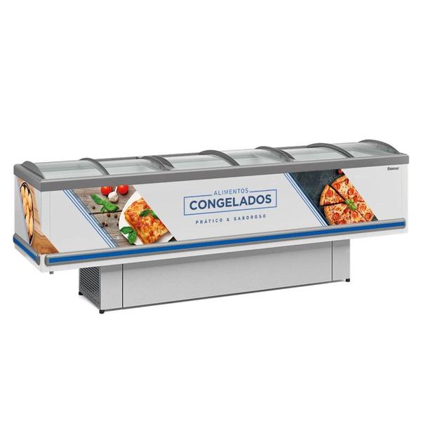 Expositor Ilha de Congelados Dupla Ação GESV-290C BR Gelopar 819 Litros Imagem de Expositor Ilha de Congelados Dupla Ação GESV-290C BR Gelopar 819 Litros