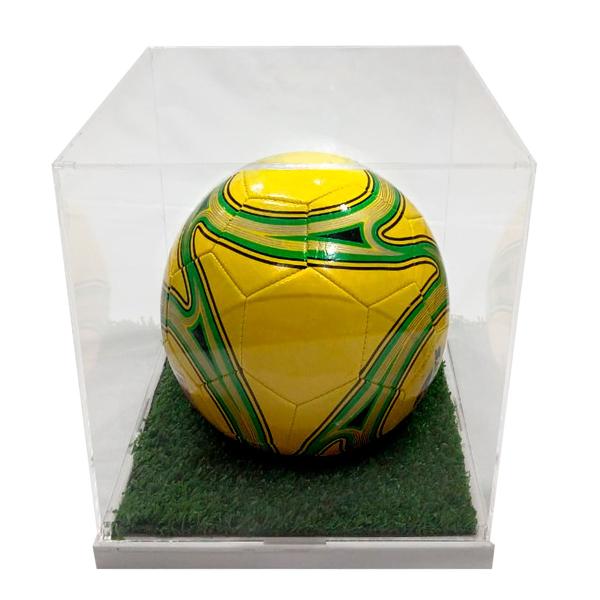Expositor para bola de futebol e society gramado 25x25x25 - 3mm - SB Imagem de Expositor para bola de futebol e society gramado 25x25x25 - 3mm