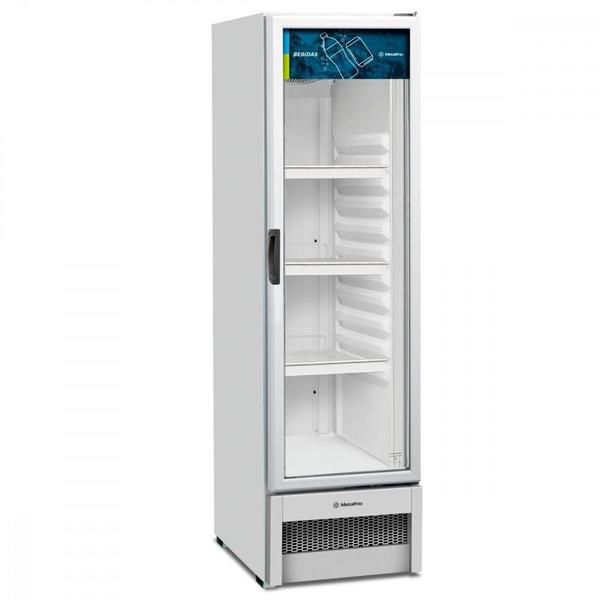 Expositor Refrigerado de Bebidas Metalfrio 324 Litros Branco VB28R 220V Imagem de Expositor Refrigerado de Bebidas Metalfrio 324 Litros Branco VB28R 220V