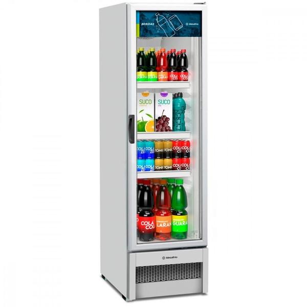 Expositor Refrigerado de Bebidas Metalfrio 324 Litros Branco VB28R 220V Imagem de Expositor Refrigerado de Bebidas Metalfrio 324 Litros Branco VB28R 220V