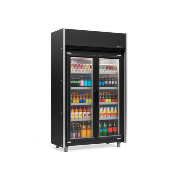 Imagem de Expositor Refrigerado Gelopar Auto Serviço 820L 2 Portas 1,27m GEAS-2P PR 220v