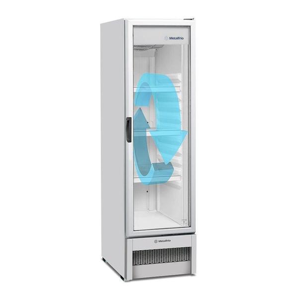 Imagem de Expositor/Refrigerador Vertical Metalfrio VB28 Porta de Vidro 324 Litros Branco