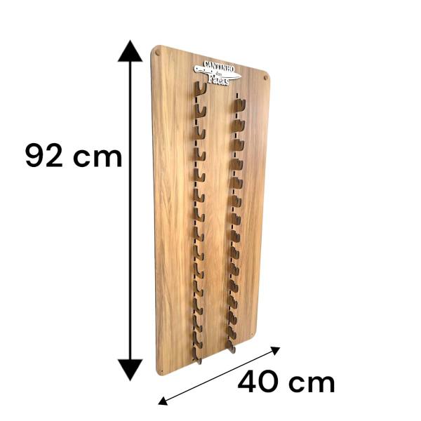 Imagem de Expositor suporte Para 15 Facas Para Fixação Na Parede