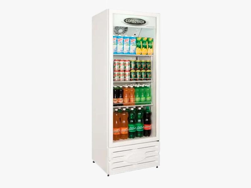 Expositor Vertical Refrigerado Branco ERV 400 Conservex Visa