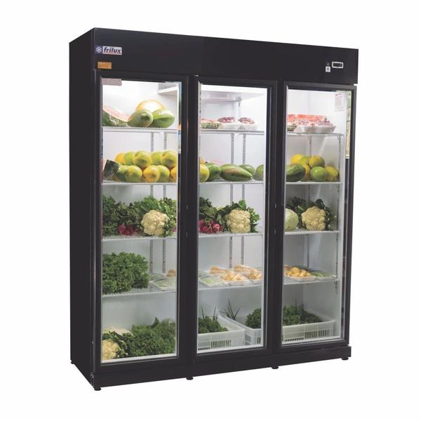 Expositor Vertical Refrigerado Visacooler 3 Portas Frilux - Frillux Imagem de Expositor Vertical Refrigerado Visacooler 3 Portas Frilux