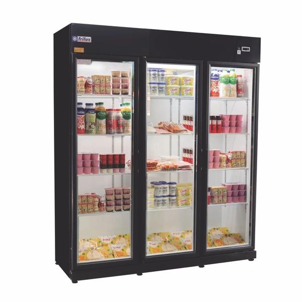 Expositor Vertical Refrigerado Visacooler 3 Portas Frilux - Frillux Imagem de Expositor Vertical Refrigerado Visacooler 3 Portas Frilux