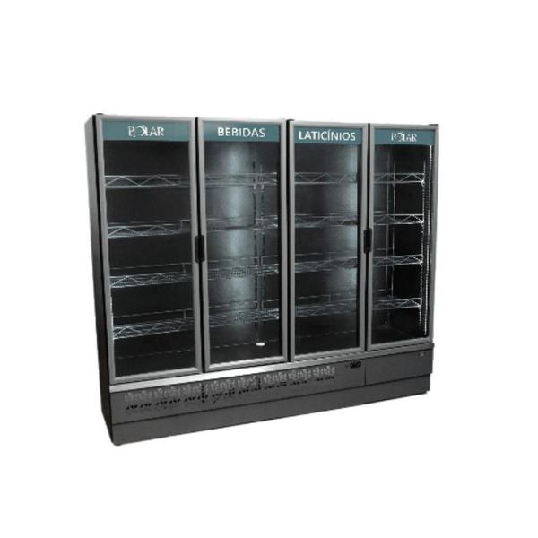 Imagem de Expositor Vertical Refrigerador Polar 4 Portas EVP230 220V