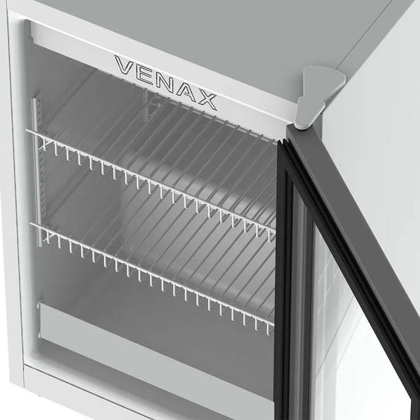 Imagem de Expositora de Bebidas Porta com Vidro 100L Venax Branco 220V