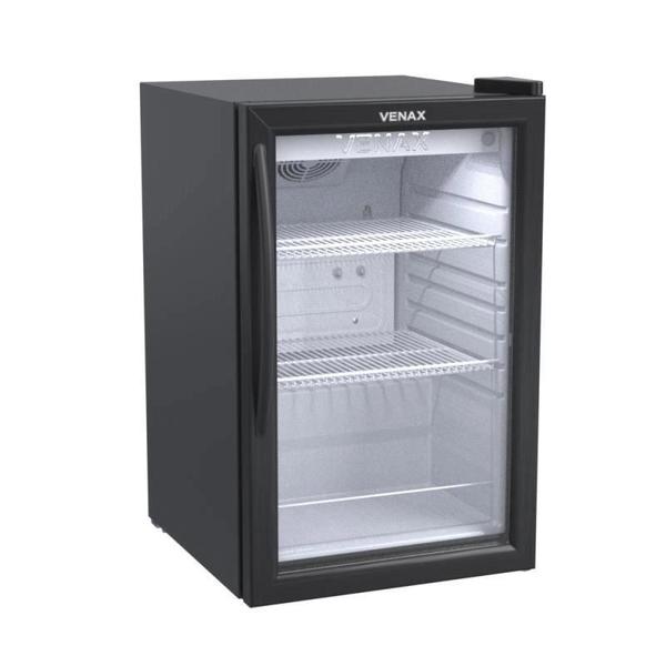 Imagem de Expositora de Bebidas Venax 100L Degelo Natural - Preto Fosco / "220V"