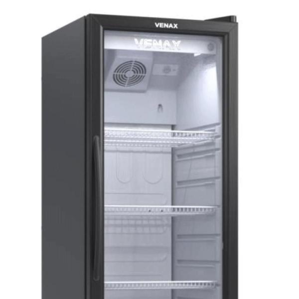 Imagem de    Expositora de Bebidas Venax 200L VV200 Preto Fosco 220V Vertical