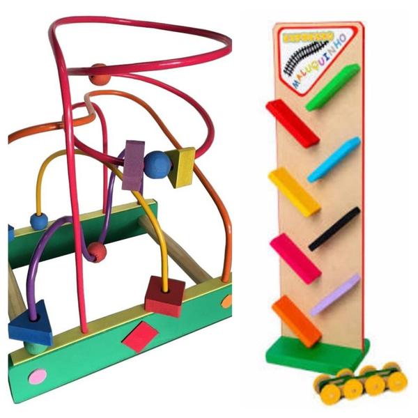 Expresso Maluquinho + Aramado Grande- Kit Com 2 Brinquedos - BRINQUE E LEIA Imagem de Expresso Maluquinho + Aramado Grande- Kit Com 2 Brinquedos