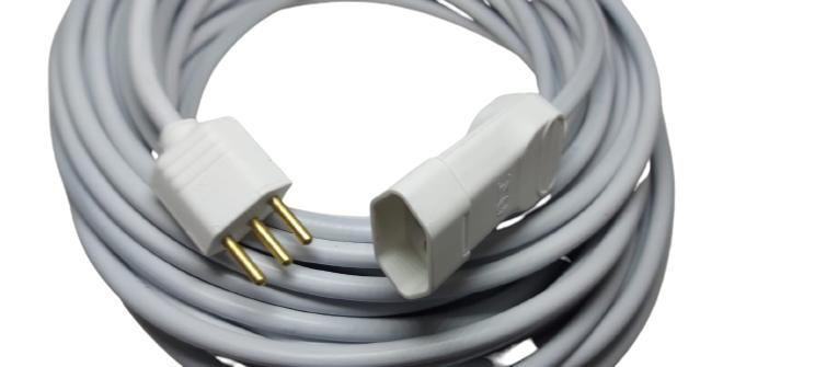 Imagem de Extensão Elétrica 10a/20a Reforçada 30m PP2x1,5 Plug Reto BR