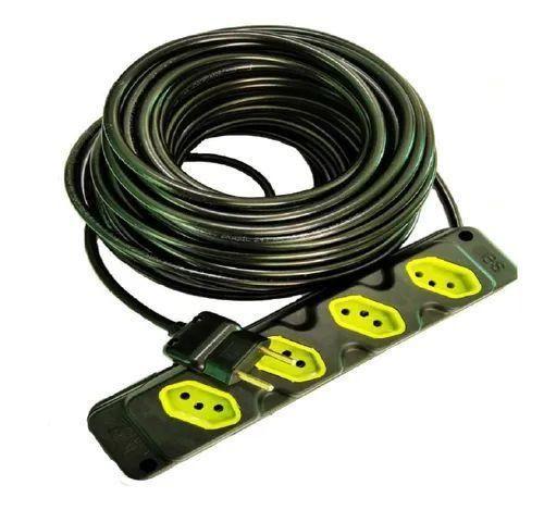 Imagem de Extensão Elétrica 10A/20a Reforçada 45m PP 2x2,5mm 4 Tomadas