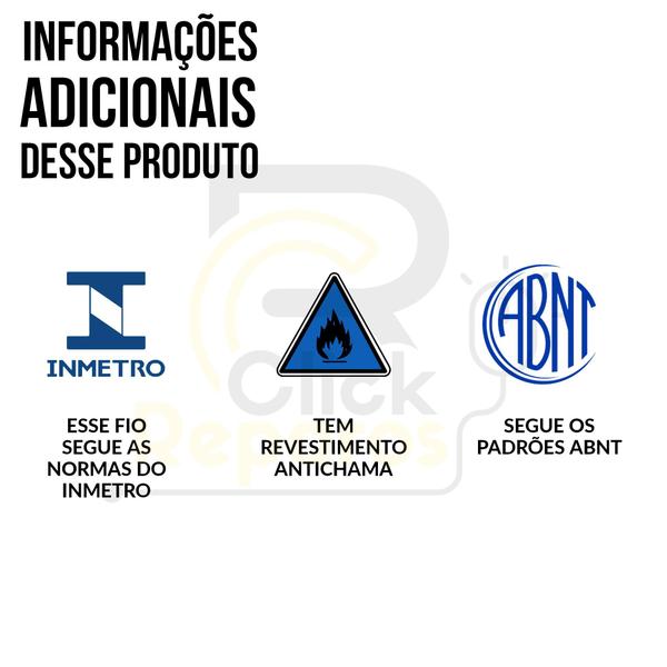 Imagem de Extensão Elétrica 15 Metros 10A Cabo PP 2x1,0 Reforçada