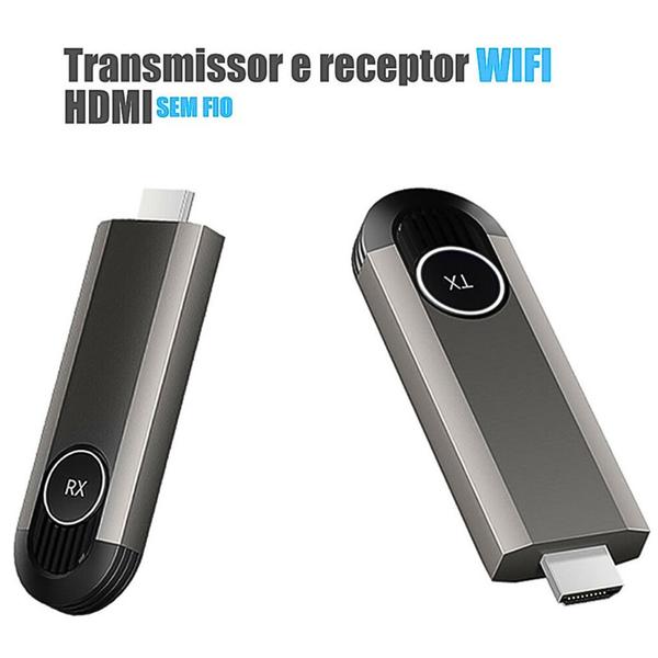 Imagem de Extensão Hdmi Wireless 1080p Rx Tx Sem Fio Alcance 50 Metros