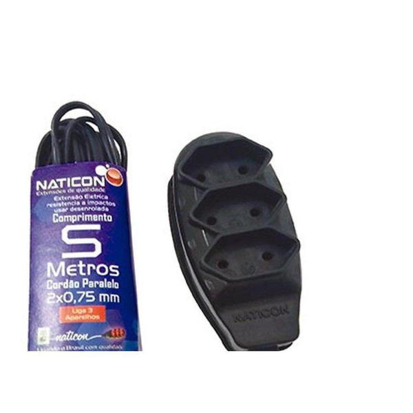 Imagem de Extensao Naticon Pl 0,75 05Mt Preto