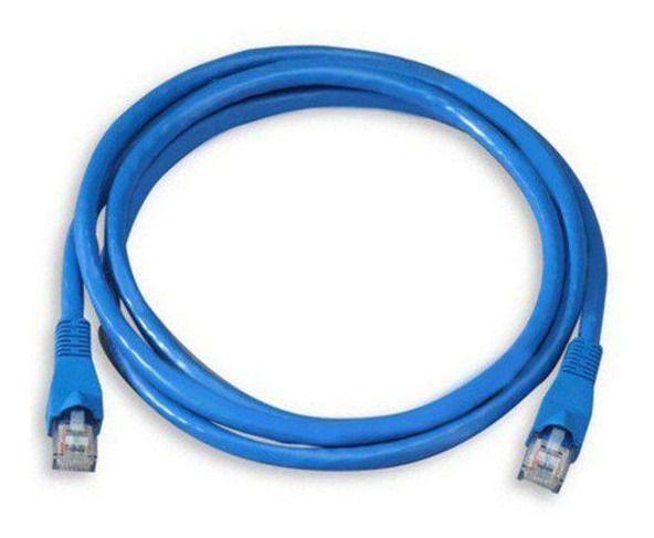 Imagem de Extensão Para Computador/patch Cord Rj45 Azul 10mts - Elite