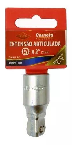 Imagem de Extensão Para Soquete Abaulada Articuláda Profissional 1/2x2 pol.