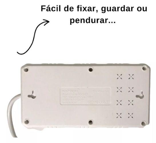 Imagem de Extensão  Usb Cabo Régua Extensão Tomada Elétrica 5m