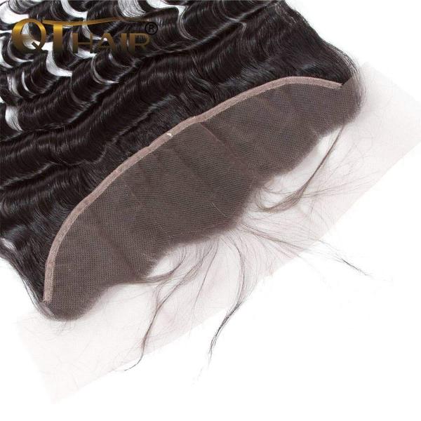 Imagem de Extensões de cabelo QTHAIR Peruvian Loose Deep Wave 16" com frontal