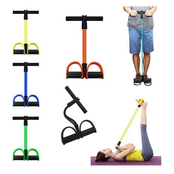 Extensor 2 Tubos Elásticos Corda Para Puxar Elástica De Resistência Tonifica O Bumbum E As Coxas Exercícios Academia Gin - Online Imagem de Extensor 2 Tubos Elásticos Corda Para Puxar Elástica De Resistência Tonifica O Bumbum E As Coxas Exercícios Academia Gin