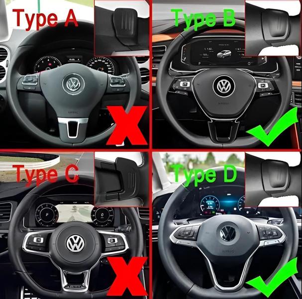 Imagem de Extensor Borboleta Volante Prata Golf Jetta Polo Virtus