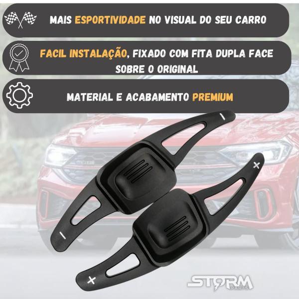 Imagem de Extensor Borboleta Volante Preto Golf Jetta Polo Virtus